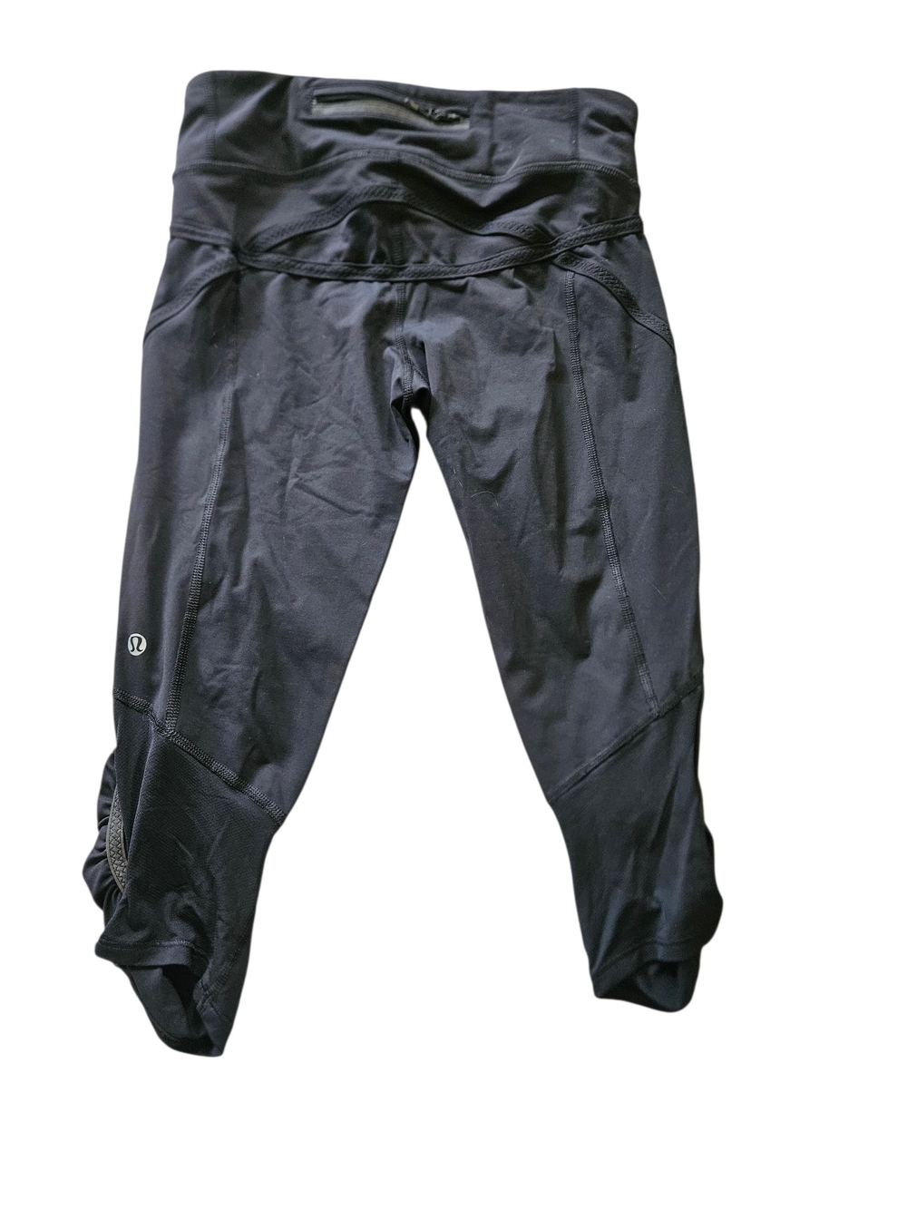 Lululemon Speed Tight Size 6 with Rusched Bottoms - Picture 4 of 5